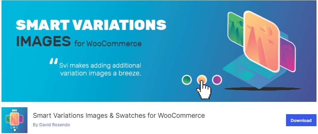 Smart Variations Images & Swatches for WooCommerce by David Rosendo